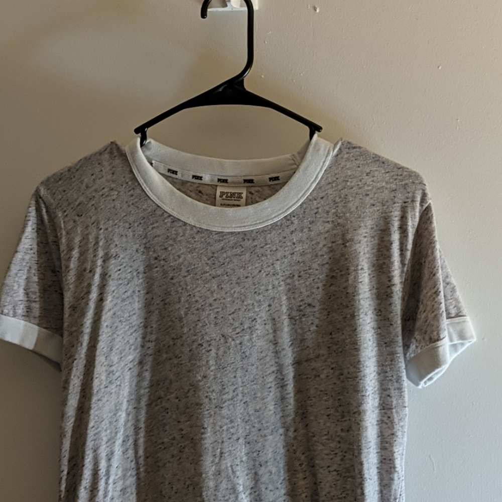 Heather ring neck t-shirt
